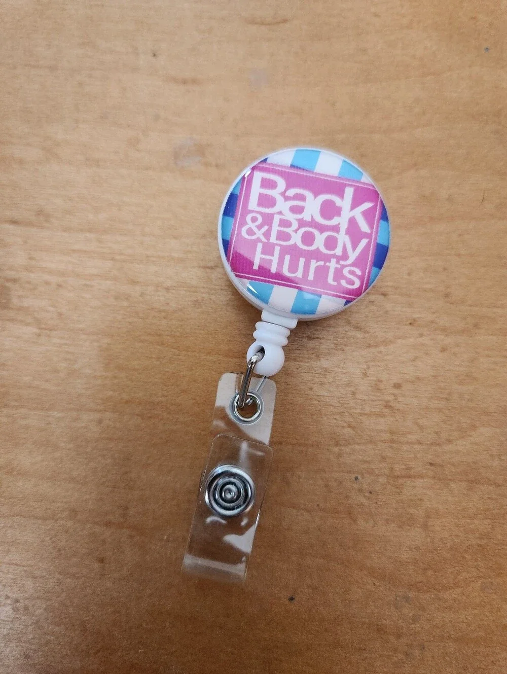🎉 Back & Body Hurts Badge Reel